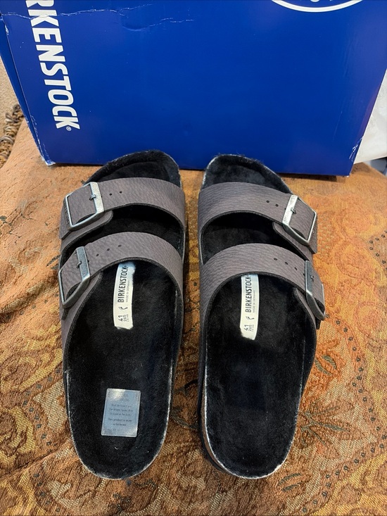 Faux Fur Sandals Vegan US 9 Men EU 42 Narrow Fit main image 4